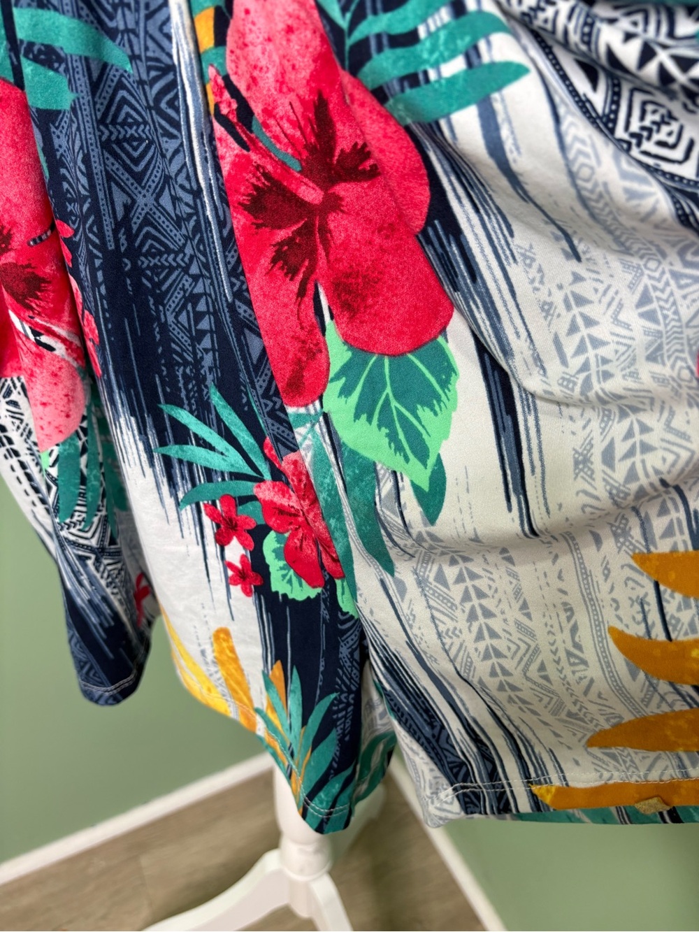 Floral Off-Shoulder Romper in Multi - Picture 10 of 10